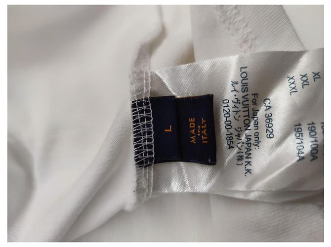 Camiseta Louis Vuitton blanca de algodón Blanco - vista 9