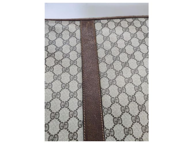 Valigia Gucci in pelle marrone - vista 15