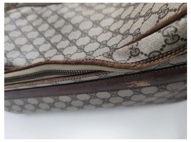 Valigia Gucci in pelle marrone - vista 18