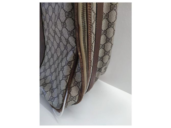 Valigia Gucci in pelle marrone - vista 19