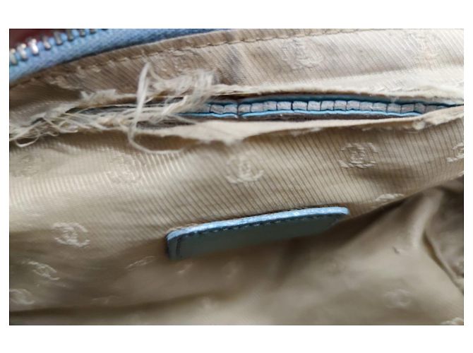 Chanel Portamonete, portafogli, astucci Blu chiaro - vista 10