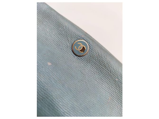 Chanel Portamonete, portafogli, astucci Blu chiaro - vista 11