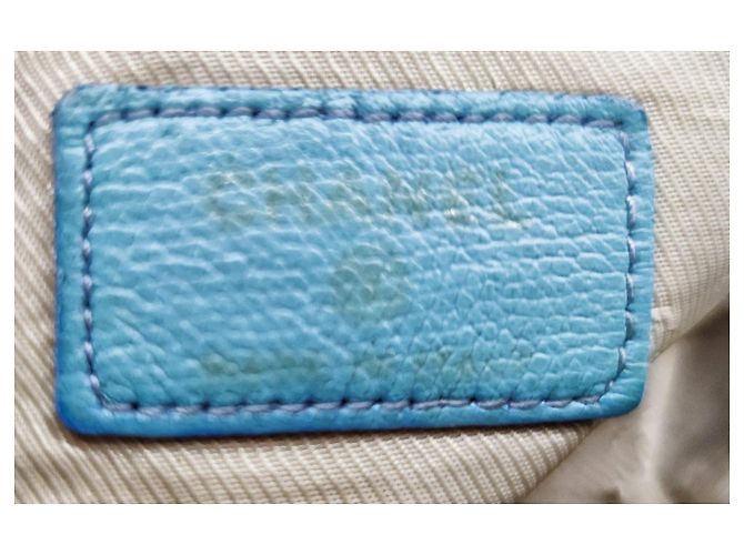 Chanel Portamonete, portafogli, astucci Blu chiaro - vista 4
