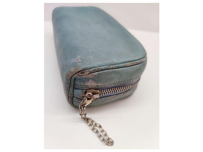 Chanel Portamonete, portafogli, astucci Blu chiaro - vista 6