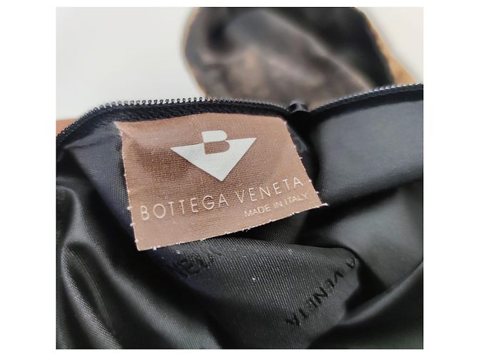 Borsa Bottega Veneta Marrone Tela - vista 5