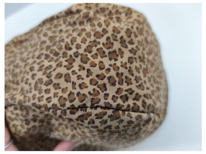 Borsa Bottega Veneta Marrone Tela - vista 6