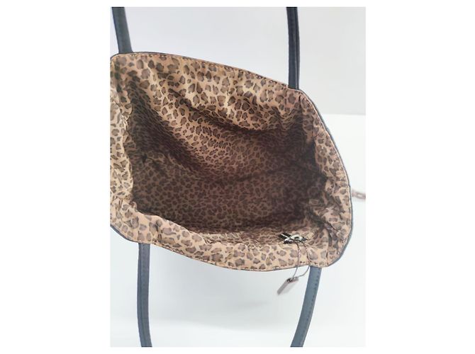 Borsa Bottega Veneta nera in cotone Nero - vista 5