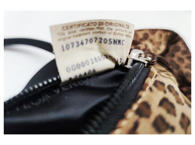 Borsa Bottega Veneta nera in cotone Nero - vista 7