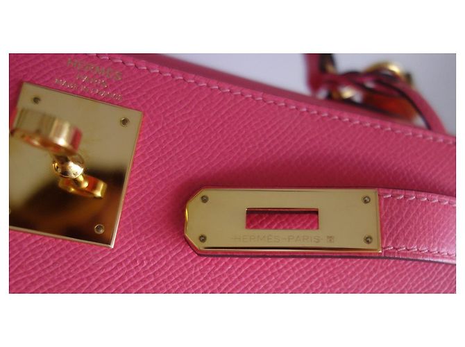 Hermès Borsa Hermes Kelly 28 azalea rosa - vista 13
