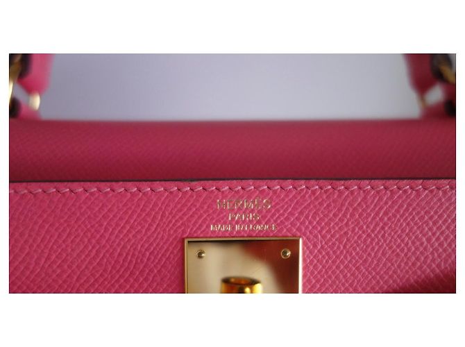 Hermès Borsa Hermes Kelly 28 azalea rosa - vista 14