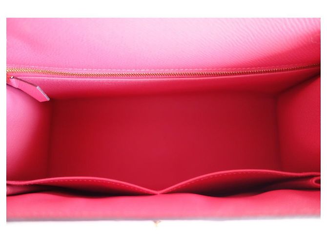 Hermès Borsa Hermes Kelly 28 azalea rosa - vista 15