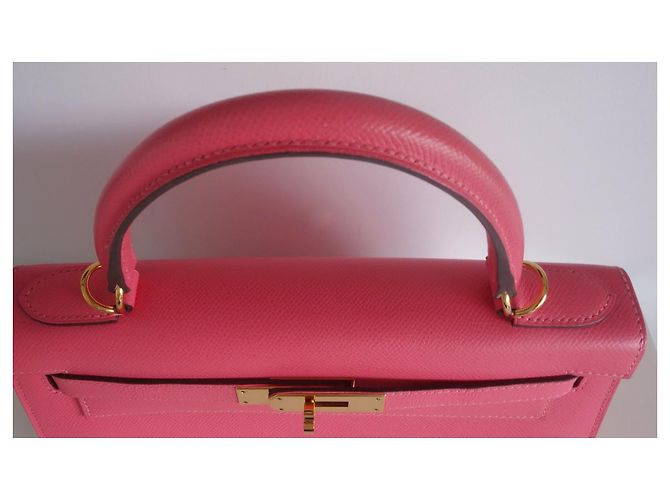 Hermès Borsa Hermes Kelly 28 azalea rosa - vista 5