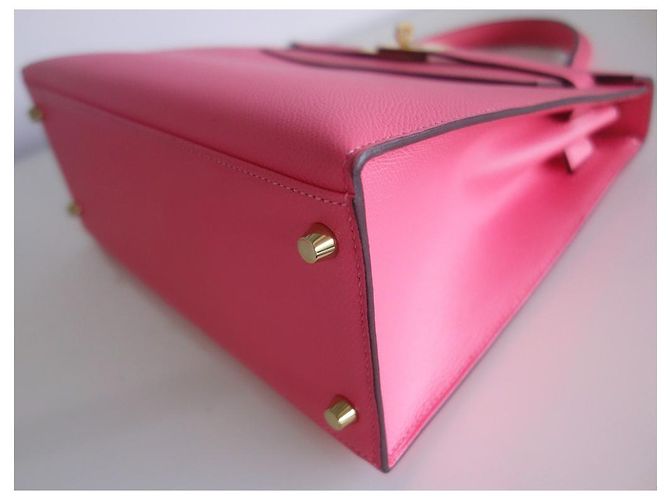 Hermès Borsa Hermes Kelly 28 azalea rosa - vista 7