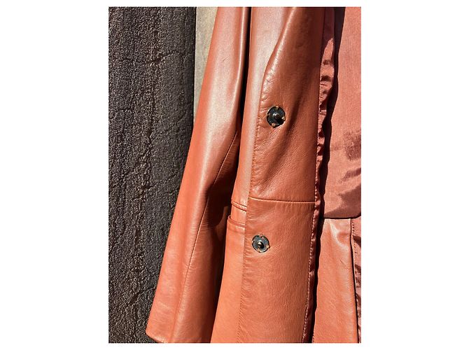 Autre Marque Ruffo Research von Sophia Kokosalaki Lederjacke SS2001 Braun - Ansicht 6