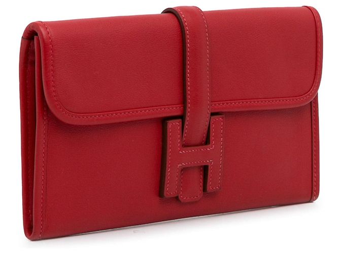 Hermès Cartera Hermes Swift Jige Duo Roja - vista 2