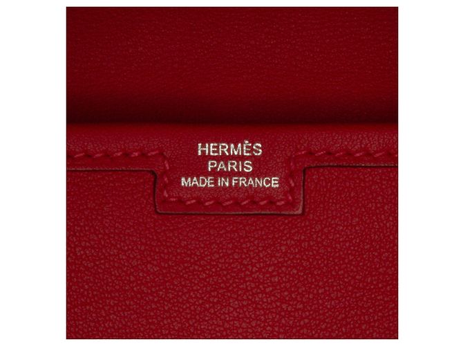 Hermès Cartera Hermes Swift Jige Duo Roja - vista 8