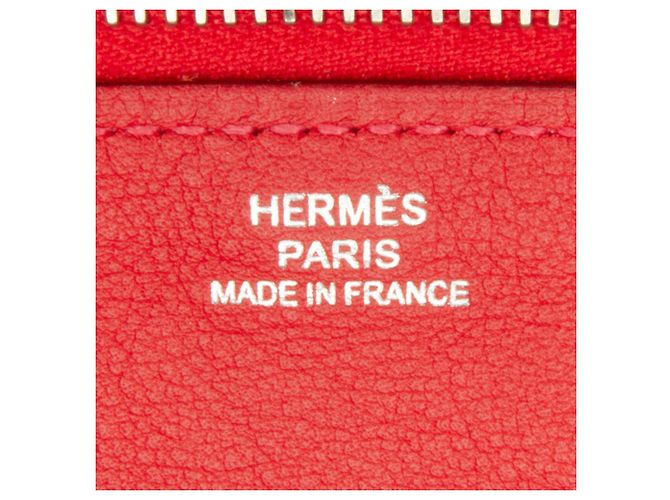 Hermès Cartera Hermes Swift Jige Duo Roja - vista 9