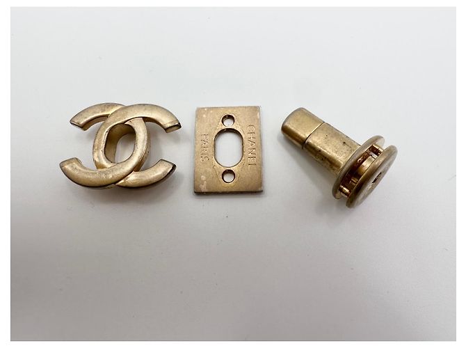 CHANEL chiusura originale CC turnlock D'oro - vista 3