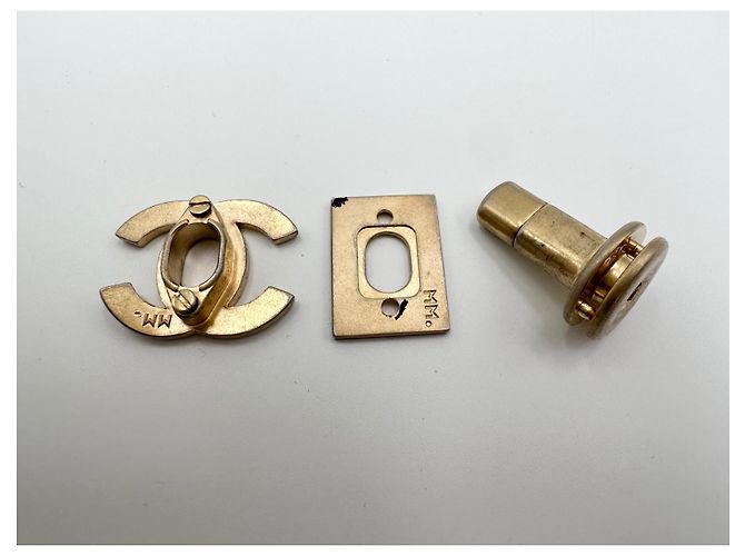 CHANEL chiusura originale CC turnlock D'oro - vista 6