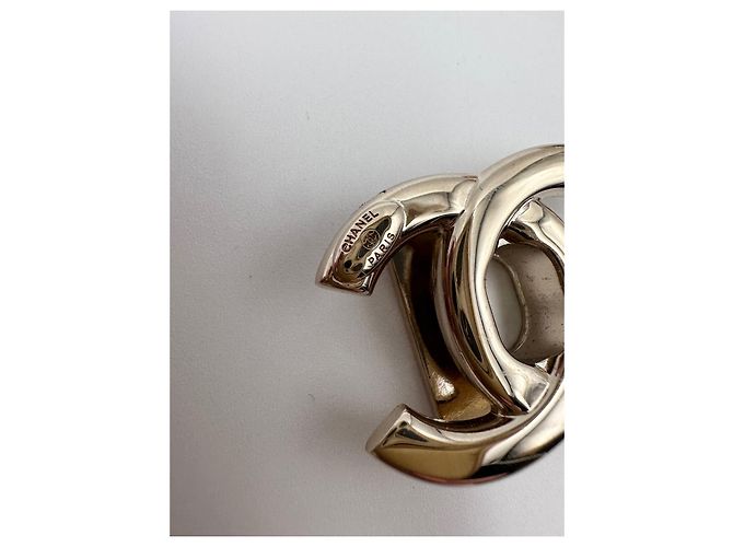 CHANEL chiusura originale CC turnlock oro lucido D'oro - vista 9