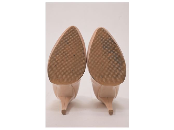 Escarpins Miu Miu en cuir nu - vue 12