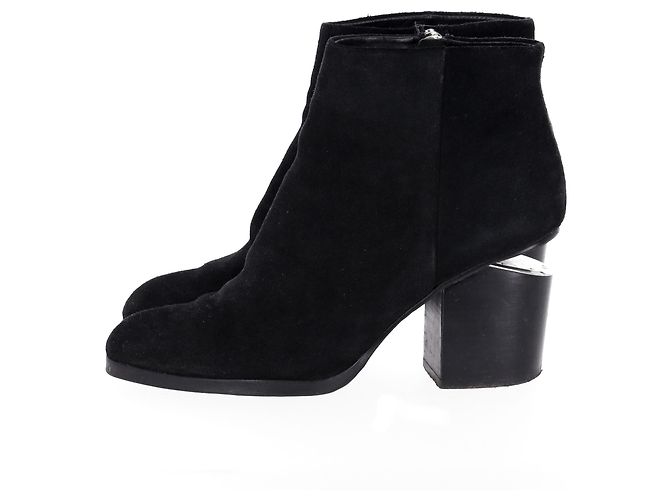 Botas Alexander Wang Gabi en ante negro - vista 10