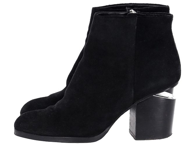 Botas Alexander Wang Gabi en ante negro - vista 2