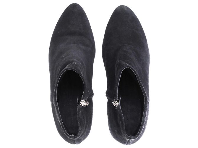 Botas Alexander Wang Gabi en ante negro - vista 5