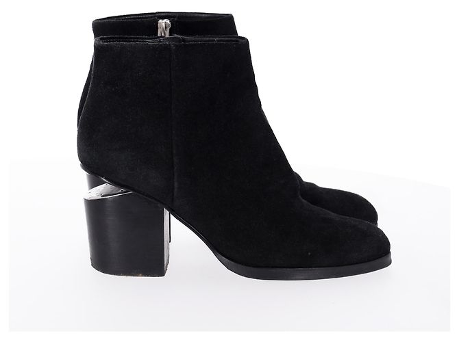 Botas Alexander Wang Gabi en ante negro - vista 9