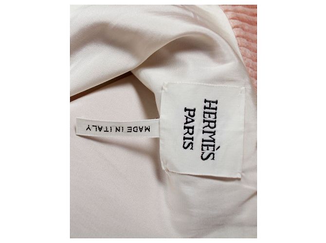 Hermès Hermes Asymmetric Jacket in Pink Leather - view 4