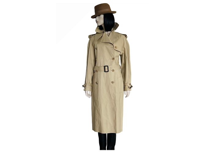 Hermès Impermeable Beige - vista 2