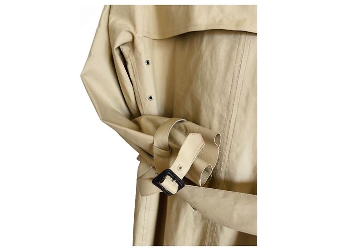 Hermès Impermeable Beige - vista 9