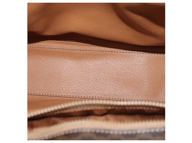 Céline CELINE Borsa a tracolla in tela macadam PVC marrone Auth 72346 - vista 18