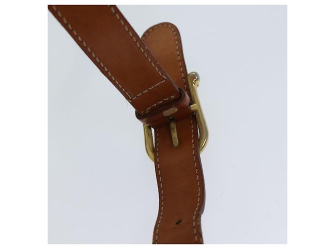 Céline CELINE Borsa a tracolla in tela macadam PVC marrone Auth 72346 - vista 8