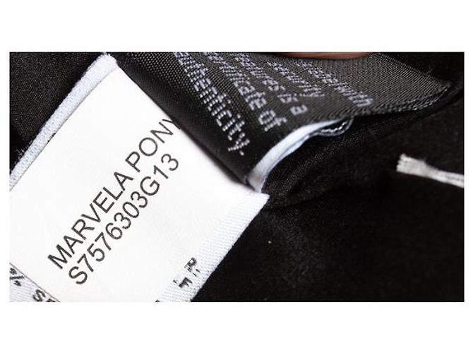 Autre Marque Diane von Furstenberg, abrigo de piel de potro Castaño Negro - vista 10
