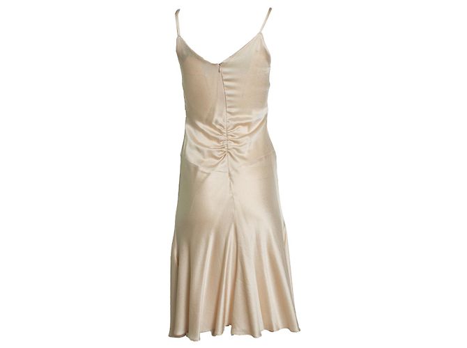 Assinatura de Donna Karan, vestido midi de seda - vista 3