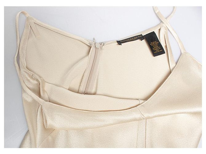 Assinatura de Donna Karan, vestido midi de seda - vista 6