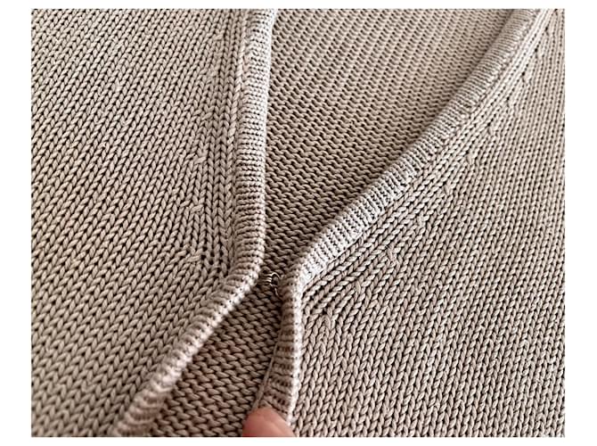 Seidenstrickjacke in Grau T.S oder 36-38 von Adolfo Dominguez. Beige - Ansicht 11