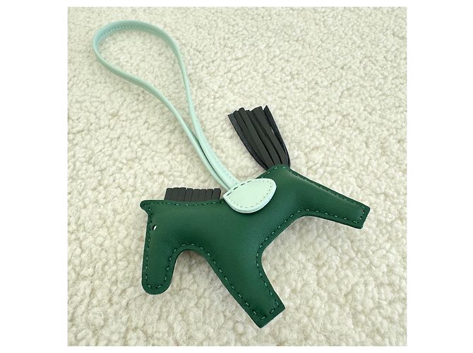 Hermès Charm Rodeo di Hermes Multicolore Verde - vista 5