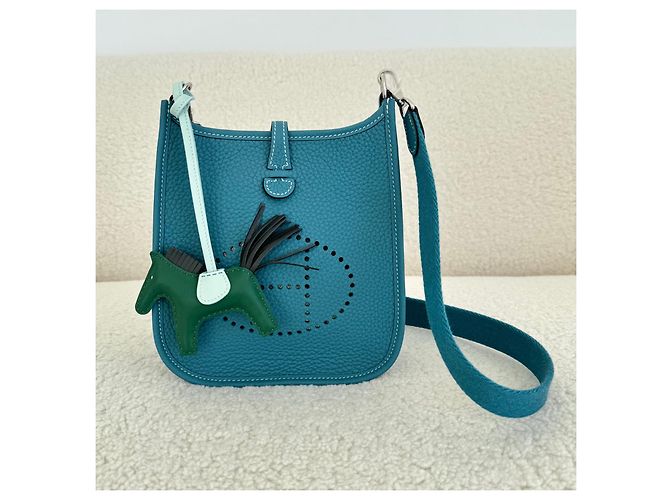 Hermès Charm Rodeo di Hermes Multicolore Verde - vista 6