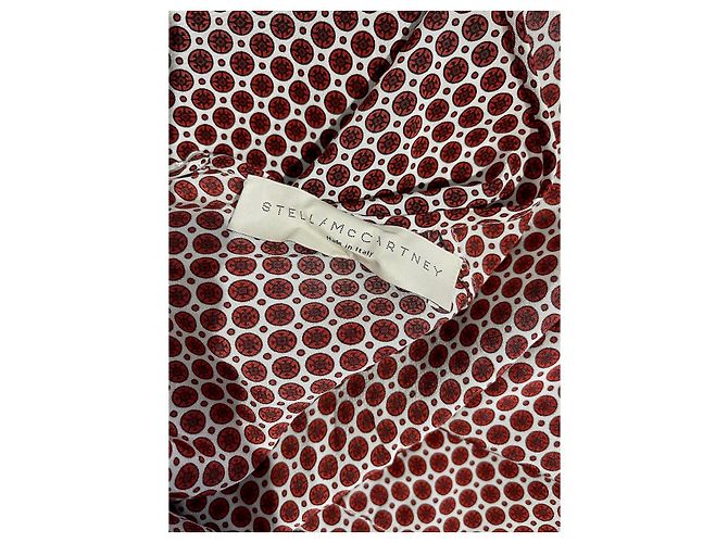 Stella Mc Cartney STELLA MCCARTNEY Kleid T.IT 40 Seide Bordeaux - Ansicht 4
