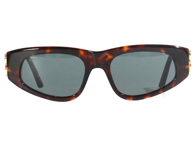 BALENCIAGA - Gafas de sol de plástico carey BB Castaño - vista 2