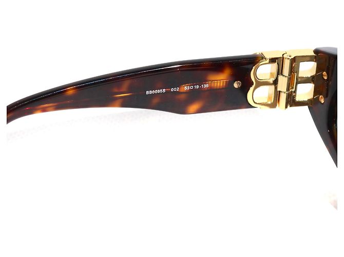 BALENCIAGA - Gafas de sol de plástico carey BB Castaño - vista 5