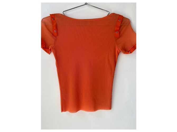 Autre Marque Top de malla naranja de doble capa Extyn - vista 7