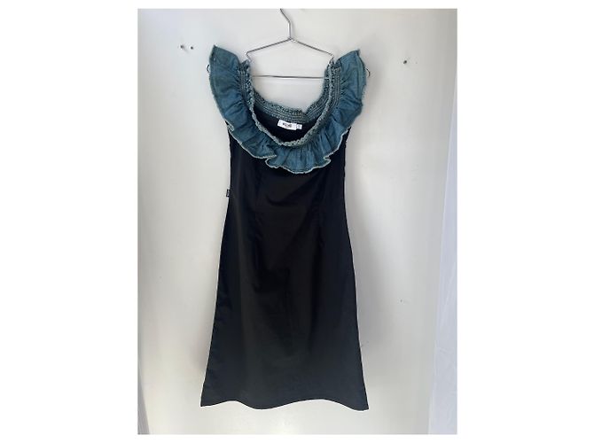 Vestido Moschino de algodón y denim - vista 8