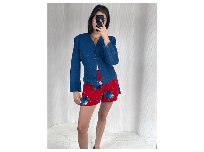 Short floreale rosso di Marc Jacobs - vista 5