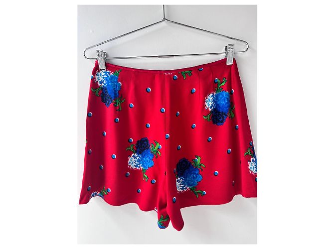 Short floreale rosso di Marc Jacobs - vista 6