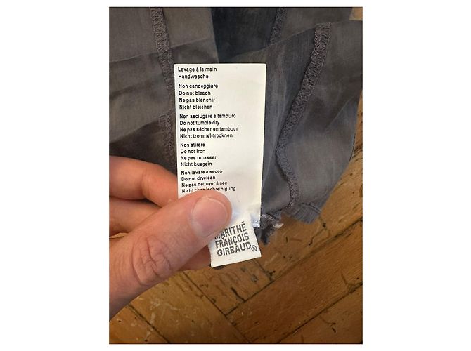 Marithé et François Girbaud Camiseta sin mangas marrón de Marithè Francois Girbaud Castaño Negro Roja - vista 7