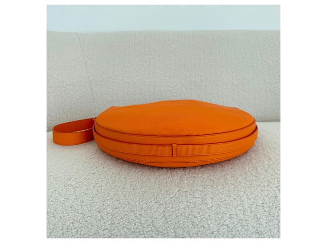 Borsa a mezzaluna di Victoria Beckham Arancione - vista 10