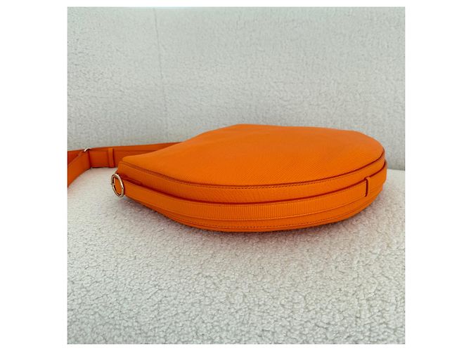 Borsa a mezzaluna di Victoria Beckham Arancione - vista 6